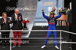 Daniil Kvyat (RUS) Scuderia Toro Rosso celebrates his third position on the podium. 28.07.2019. Formula 1 World Championship, Rd 11, German Grand Prix, Hockenheim, Germany, Race Day.