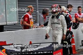 Lewis Hamilton (GBR) Mercedes AMG F1 in parc ferme. 28.07.2019. Formula 1 World Championship, Rd 11, German Grand Prix, Hockenheim, Germany, Race Day.