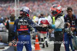 Daniil Kvyat (RUS), Scuderia Toro Rosso and Robert Kubica (POL), Williams F1 Team  28.07.2019. Formula 1 World Championship, Rd 11, German Grand Prix, Hockenheim, Germany, Race Day.