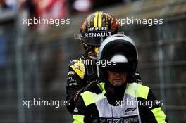 Nico Hulkenberg (GER) Renault F1 Team retired from the race. 28.07.2019. Formula 1 World Championship, Rd 11, German Grand Prix, Hockenheim, Germany, Race Day.