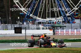 Max Verstappen (NLD) Red Bull Racing RB15 spins. 28.07.2019. Formula 1 World Championship, Rd 11, German Grand Prix, Hockenheim, Germany, Race Day.