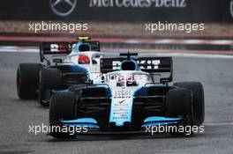 George Russell (GBR) Williams Racing FW42 leads team mate Robert Kubica (POL) Williams Racing FW42. 28.07.2019. Formula 1 World Championship, Rd 11, German Grand Prix, Hockenheim, Germany, Race Day.