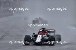 Kimi Raikkonen (FIN) Alfa Romeo Racing C38. 28.07.2019. Formula 1 World Championship, Rd 11, German Grand Prix, Hockenheim, Germany, Race Day.