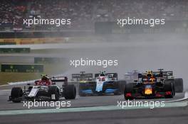 (L to R): Antonio Giovinazzi (ITA) Alfa Romeo Racing C38, Robert Kubica (POL) Williams Racing FW42, and Pierre Gasly (FRA) Red Bull Racing RB15. 28.07.2019. Formula 1 World Championship, Rd 11, German Grand Prix, Hockenheim, Germany, Race Day.