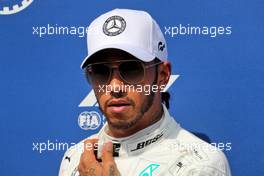 Lewis Hamilton (GBR) Mercedes AMG F1 in qualifying parc ferme. 27.07.2019. Formula 1 World Championship, Rd 11, German Grand Prix, Hockenheim, Germany, Qualifying Day.