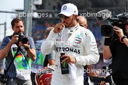 Lewis Hamilton (GBR) Mercedes AMG F1 in qualifying parc ferme. 27.07.2019. Formula 1 World Championship, Rd 11, German Grand Prix, Hockenheim, Germany, Qualifying Day.