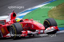 Mick Schumacher (GER) Ferrari Test Driver in the Ferrari F2004 driven by his father Michael Schumacher. 27.07.2019. Formula 1 World Championship, Rd 11, German Grand Prix, Hockenheim, Germany, Qualifying Day.