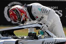 Lewis Hamilton (GBR) Mercedes AMG F1 W10 in qualifying parc ferme. 27.07.2019. Formula 1 World Championship, Rd 11, German Grand Prix, Hockenheim, Germany, Qualifying Day.