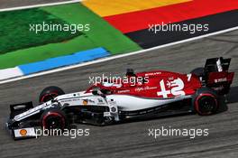 Kimi Raikkonen (FIN) Alfa Romeo Racing C38. 27.07.2019. Formula 1 World Championship, Rd 11, German Grand Prix, Hockenheim, Germany, Qualifying Day.