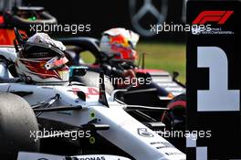 The helmet of Lewis Hamilton (GBR) Mercedes AMG F1 W10 in qualifying parc ferme. 27.07.2019. Formula 1 World Championship, Rd 11, German Grand Prix, Hockenheim, Germany, Qualifying Day.