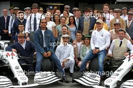 Lewis Hamilton (GBR), Mercedes AMG F1  and Valtteri Bottas (FIN), Mercedes AMG F1  28.07.2019. Formula 1 World Championship, Rd 11, German Grand Prix, Hockenheim, Germany, Race Day.
