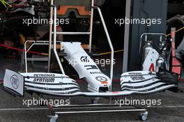 Mercedes AMG F1 W10 front wing with special livery. 25.07.2019. Formula 1 World Championship, Rd 11, German Grand Prix, Hockenheim, Germany, Preparation Day.
