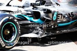 Mercedes AMG F1 W10 with special livery to celebrate 125 years of motorsport. 25.07.2019. Formula 1 World Championship, Rd 11, German Grand Prix, Hockenheim, Germany, Preparation Day.