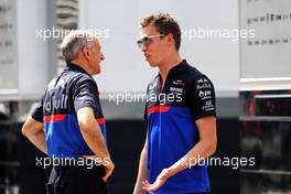 (L to R): Felix Rosenqvist (SWE) with Daniil Kvyat (RUS) Scuderia Toro Rosso. 25.07.2019. Formula 1 World Championship, Rd 11, German Grand Prix, Hockenheim, Germany, Preparation Day.