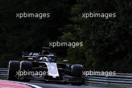 Romain Grosjean (FRA) Haas F1 Team VF-19. 02.08.2019. Formula 1 World Championship, Rd 12, Hungarian Grand Prix, Budapest, Hungary, Practice Day.