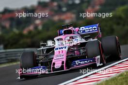 Sergio Perez (MEX) Racing Point F1 Team RP19. 02.08.2019. Formula 1 World Championship, Rd 12, Hungarian Grand Prix, Budapest, Hungary, Practice Day.
