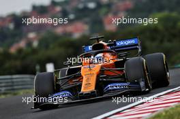 Carlos Sainz Jr (ESP) McLaren MCL34. 02.08.2019. Formula 1 World Championship, Rd 12, Hungarian Grand Prix, Budapest, Hungary, Practice Day.