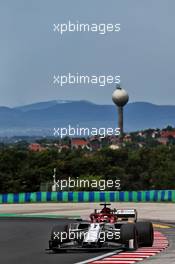 Kimi Raikkonen (FIN) Alfa Romeo Racing C38. 02.08.2019. Formula 1 World Championship, Rd 12, Hungarian Grand Prix, Budapest, Hungary, Practice Day.