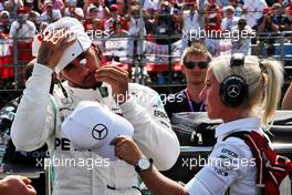 Lewis Hamilton (GBR) Mercedes AMG F1 on the grid. 04.08.2019. Formula 1 World Championship, Rd 12, Hungarian Grand Prix, Budapest, Hungary, Race Day.