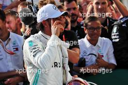 Race winner Lewis Hamilton (GBR) Mercedes AMG F1 celebrates in parc ferme. 04.08.2019. Formula 1 World Championship, Rd 12, Hungarian Grand Prix, Budapest, Hungary, Race Day.