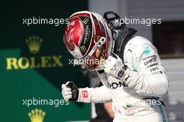 1st place Lewis Hamilton (GBR) Mercedes AMG F1 W10. 04.08.2019. Formula 1 World Championship, Rd 12, Hungarian Grand Prix, Budapest, Hungary, Race Day.