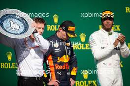 James Vowles (GBR) Mercedes AMG F1 Chief Strategist celebrates on the podium. 04.08.2019. Formula 1 World Championship, Rd 12, Hungarian Grand Prix, Budapest, Hungary, Race Day.