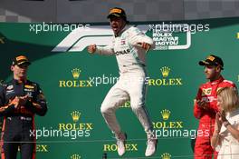 1st place Lewis Hamilton (GBR) Mercedes AMG F1 W10. 04.08.2019. Formula 1 World Championship, Rd 12, Hungarian Grand Prix, Budapest, Hungary, Race Day.