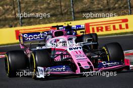 Sergio Perez (MEX) Racing Point F1 Team RP19. 04.08.2019. Formula 1 World Championship, Rd 12, Hungarian Grand Prix, Budapest, Hungary, Race Day.