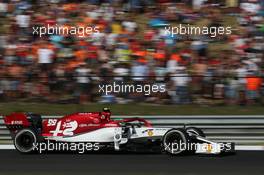 Antonio Giovinazzi (ITA) Alfa Romeo Racing. 04.08.2019. Formula 1 World Championship, Rd 12, Hungarian Grand Prix, Budapest, Hungary, Race Day.