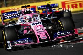 Sergio Perez (MEX) Racing Point F1 Team RP19. 04.08.2019. Formula 1 World Championship, Rd 12, Hungarian Grand Prix, Budapest, Hungary, Race Day.