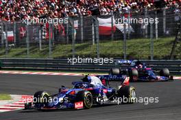Alexander Albon (THA) Scuderia Toro Rosso STR14. 04.08.2019. Formula 1 World Championship, Rd 12, Hungarian Grand Prix, Budapest, Hungary, Race Day.