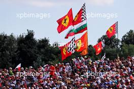 Race atmosphere - fans in the grandstand. 04.08.2019. Formula 1 World Championship, Rd 12, Hungarian Grand Prix, Budapest, Hungary, Race Day.