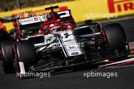Kimi Raikkonen (FIN) Alfa Romeo Racing C38. 04.08.2019. Formula 1 World Championship, Rd 12, Hungarian Grand Prix, Budapest, Hungary, Race Day.
