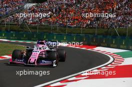 Sergio Perez (MEX) Racing Point F1 Team RP19. 04.08.2019. Formula 1 World Championship, Rd 12, Hungarian Grand Prix, Budapest, Hungary, Race Day.