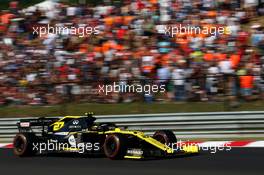 Nico Hulkenberg (GER) Renault Sport F1 Team RS19. 04.08.2019. Formula 1 World Championship, Rd 12, Hungarian Grand Prix, Budapest, Hungary, Race Day.