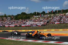 Lando Norris (GBR) McLaren MCL34. 04.08.2019. Formula 1 World Championship, Rd 12, Hungarian Grand Prix, Budapest, Hungary, Race Day.