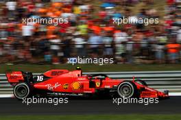 Charles Leclerc (MON) Ferrari SF90. 04.08.2019. Formula 1 World Championship, Rd 12, Hungarian Grand Prix, Budapest, Hungary, Race Day.