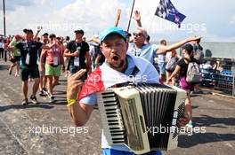 Circuit atmosphere - fans. 03.08.2019. Formula 1 World Championship, Rd 12, Hungarian Grand Prix, Budapest, Hungary, Qualifying Day.