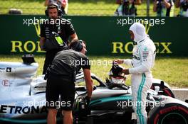 Lewis Hamilton (GBR) Mercedes AMG F1 W10 in qualifying parc ferme. 03.08.2019. Formula 1 World Championship, Rd 12, Hungarian Grand Prix, Budapest, Hungary, Qualifying Day.