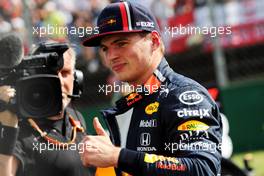 Max Verstappen (NLD) Red Bull Racing celebrates his pole position in qualifying parc ferme. 03.08.2019. Formula 1 World Championship, Rd 12, Hungarian Grand Prix, Budapest, Hungary, Qualifying Day.
