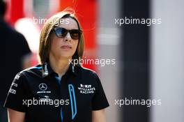Claire Williams (GBR) Williams Racing Deputy Team Principal. 03.08.2019. Formula 1 World Championship, Rd 12, Hungarian Grand Prix, Budapest, Hungary, Qualifying Day.
