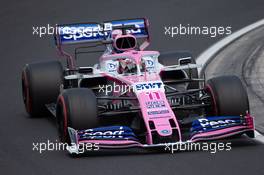 Sergio Perez (MEX) Racing Point F1 Team RP19. 03.08.2019. Formula 1 World Championship, Rd 12, Hungarian Grand Prix, Budapest, Hungary, Qualifying Day.
