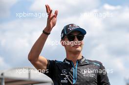 George Russell (GBR) Williams Racing on the drivers parade. 04.08.2019. Formula 1 World Championship, Rd 12, Hungarian Grand Prix, Budapest, Hungary, Race Day.