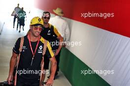 Daniel Ricciardo (AUS) Renault F1 Team. 01.08.2019. Formula 1 World Championship, Rd 12, Hungarian Grand Prix, Budapest, Hungary, Preparation Day.