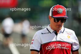 Kimi Raikkonen (FIN) Alfa Romeo Racing. 01.08.2019. Formula 1 World Championship, Rd 12, Hungarian Grand Prix, Budapest, Hungary, Preparation Day.