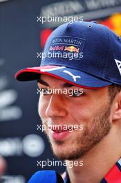 Pierre Gasly (FRA) Red Bull Racing. 01.08.2019. Formula 1 World Championship, Rd 12, Hungarian Grand Prix, Budapest, Hungary, Preparation Day.