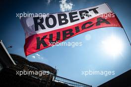 Robert Kubica (POL) Williams Racing flag. 01.08.2019. Formula 1 World Championship, Rd 12, Hungarian Grand Prix, Budapest, Hungary, Preparation Day.