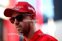 Sebastian Vettel (GER), Scuderia Ferrari  01.08.2019. Formula 1 World Championship, Rd 12, Hungarian Grand Prix, Budapest, Hungary, Preparation Day.