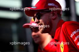 Sebastian Vettel (GER), Scuderia Ferrari  01.08.2019. Formula 1 World Championship, Rd 12, Hungarian Grand Prix, Budapest, Hungary, Preparation Day.