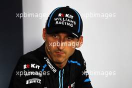 Robert Kubica (POL) Williams Racing in the FIA Press Conference. 01.08.2019. Formula 1 World Championship, Rd 12, Hungarian Grand Prix, Budapest, Hungary, Preparation Day.